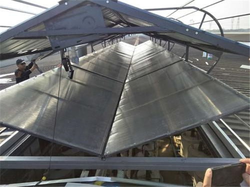 香河縣流線型通風氣樓圓拱型通風采光天窗